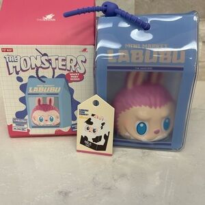 Popmart Labubu The Monsters Wacky Mart Squish- Milk